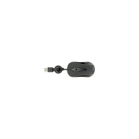 Mini Mouse Easy Line El-993346 Optico Retractil Negro