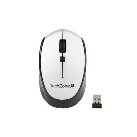 Mouse Techzone Inalambrico Usb Negro/Plata Tz19Mou01-Inapl