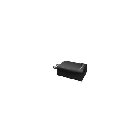 Cargador Pared Carga Rapida Vorago Au-302 Quick Charge 2.4A Negro