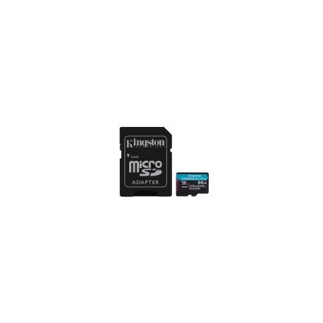 Memoria Micro Sd Kingston Sdxc Canvas Go! Plus A2 U3 V30 (Sdcg3/64Gb