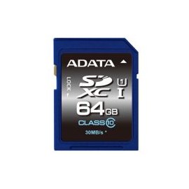 Memoria Sd Adata Premier Sdxc Clase 10 - 64 Gb, Azul
