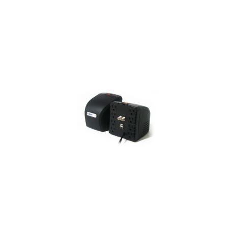 Regulador Complet Rplus 1300Va 8Cont 2Usb A 5V 1Coaxial Erv-6-006