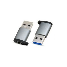 Adaptador Usb Brobotix Usb-C Hembra - Usb-A Macho Gris 6000342