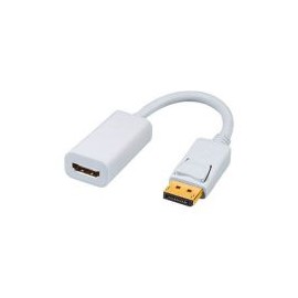 Adaptador Displayport Brobotix Macho A Hdmi Hembra 1080P Blanco 104540