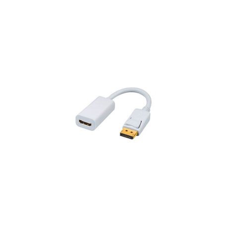 Adaptador Displayport Brobotix Macho A Hdmi Hembra 1080P Blanco 104540