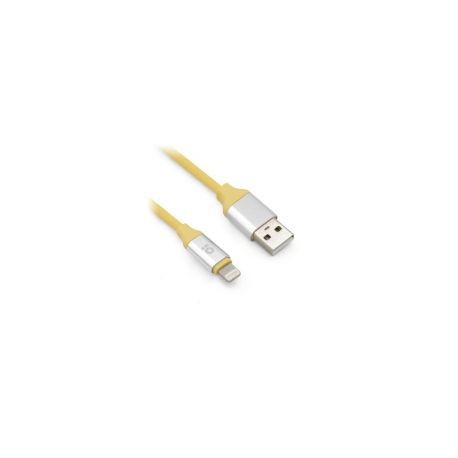 Cable De Carga Brobotix Lightning Macho - Usb-A Macho 1M Para Dispostivos Apple Amarillo 651794