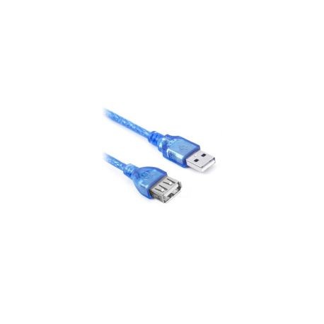 Cable Usb Brobotix Usb-A Macho - Usb-A Hembra 5M Azul Translucido 651534