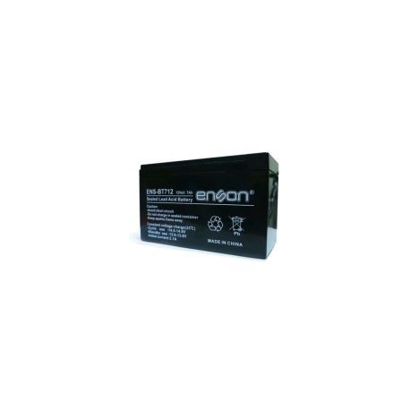 Bateria De Respaldo Enson 12V 7A 60Hz Negro Ens-Bt712