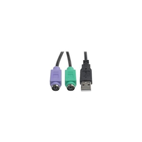 Cable Usb Tripp Lite U219-000-R Usb A Ps-2 (Am A 2X Mini-Din6H)